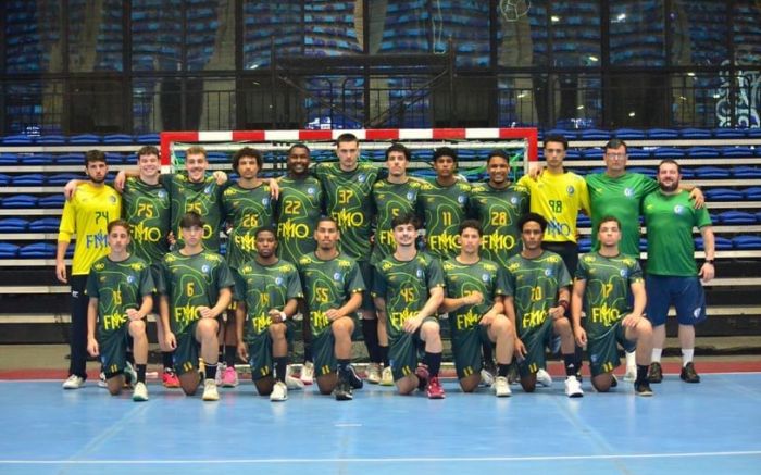 Drean Dutra comandou equipe com quatro atletas do Handebol Itajaí. Foto: Divulgação