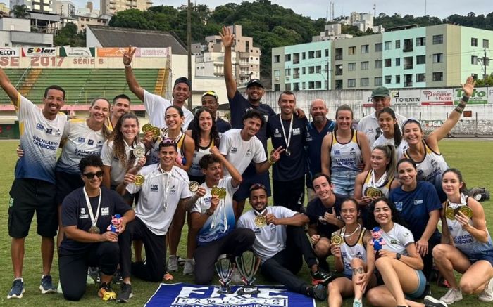 Equipe de BC faturou 19 medalhas no atletismo. Foto: Divulgação