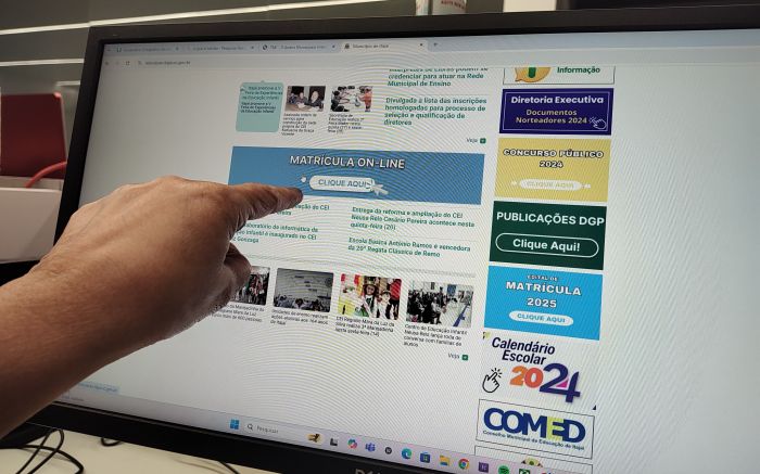 Prefeitura teve que consertar falhas no site (Foto: Fran Marcon)