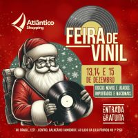 Atlântico Shopping terá Feira de Vinil com entrada gratuita