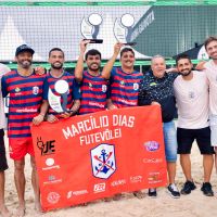 Marcílio Dias é campeão da Liga Catarinense de Futevôlei