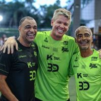 Romário, Denílson e Márcio Santos participam de jogo beneficente em BC