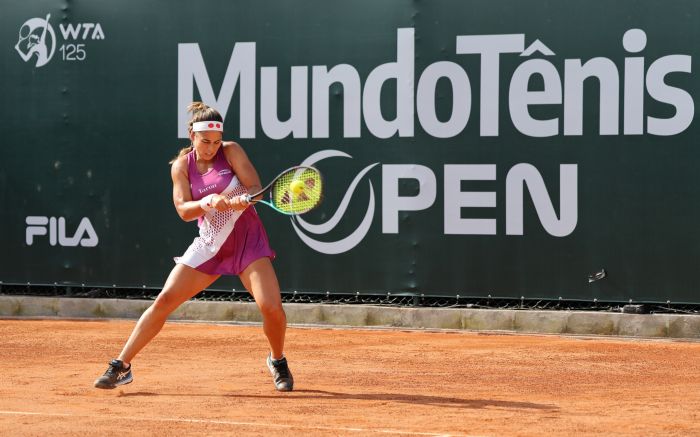 Carol Meligeni está entre as principais tenistas do evento.  Foto: Cristiano Andujar/Mundo Tênis Open