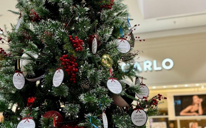 Presentes podem ser entregues até o dia 22 de dezembro no empreendimento (Foto: Divulgação) 