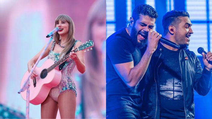 Taylor Swift e Henrique & Juliano são os artistas mais ouvidos do Spotify (Foto: Divulgação)