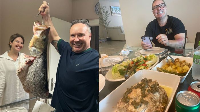 Luciano já preparou o peixe grelhado e fez uma moqueca (Foto: Leitor)