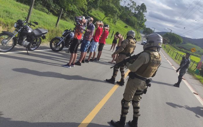 Operação foi no domingo (Foto: Divulgação/PM)