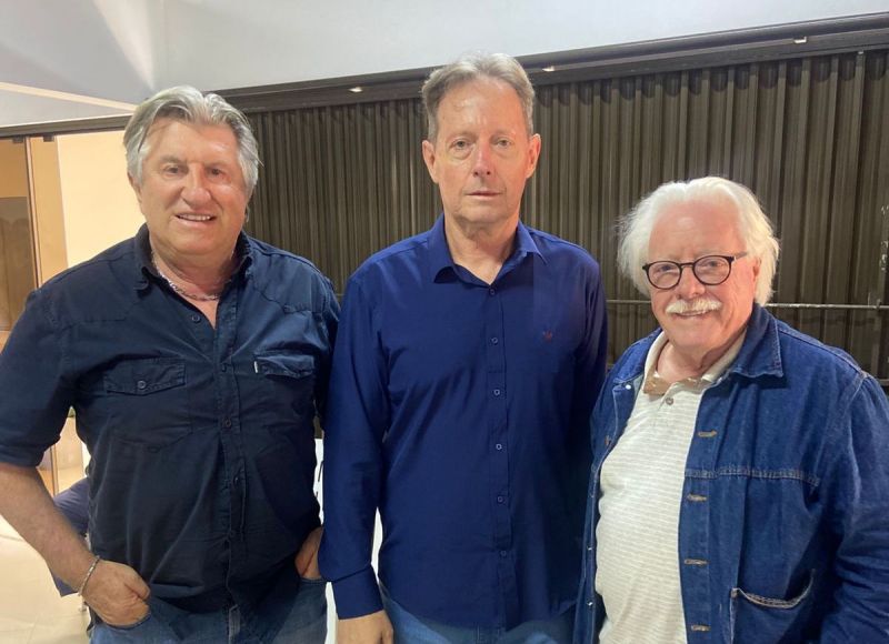 Leonel Pavan, Silvioirã e Roberto D'Ávila (foto: divulgação)