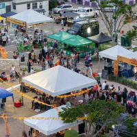 Festival de música anima praça da Bandeira