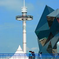 Torre giratória começa a ser construída no Parque Unipraias