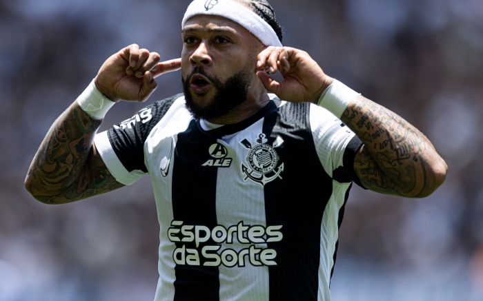 Patrocínio da Esportes da Sorte trouxe Memphis Depay para o Timão. Foto: Divulgação/Corinthians