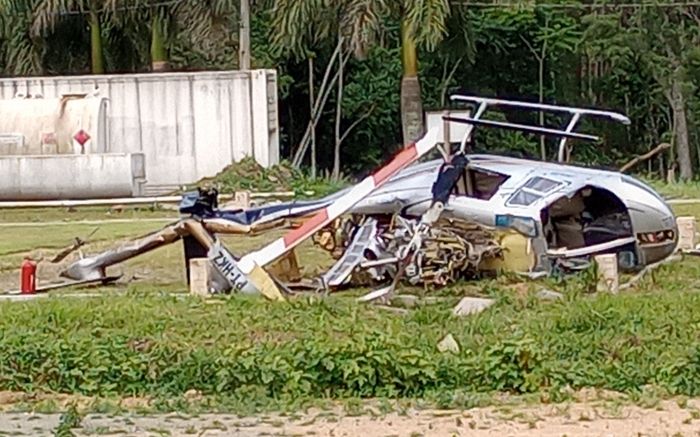 Aeronave já foi periciada pelo serviço de investigação e prevenção de acidentes aéreos (Foto: Felipe Trojan)