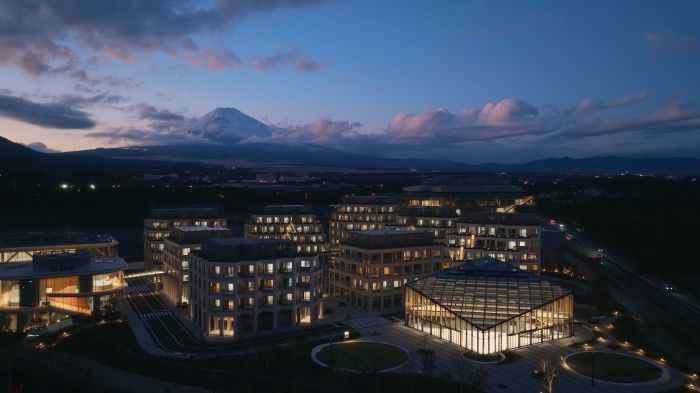 Aos pés do Monte Fuji, a Woven City quer moldar o futuro das cidades (Foto: Divulgação) 