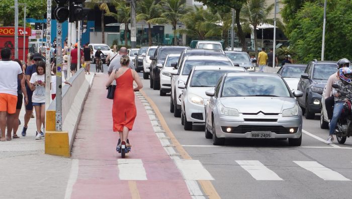 Insegurança com “invasão” de patinetes ganhou repercussão após própria prefeita ser atropelada (Foto: João Batista)