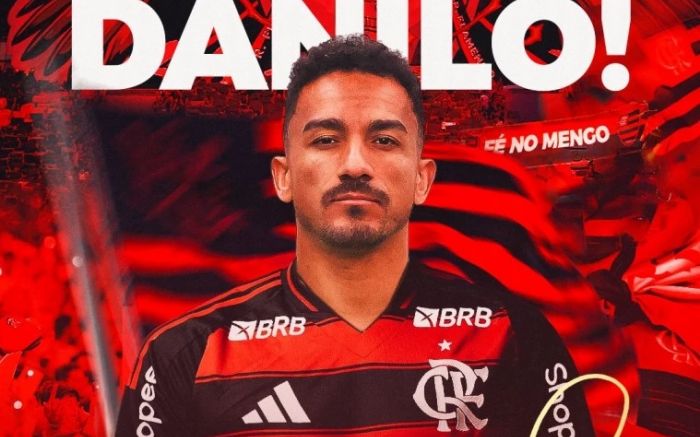 Danilo assinou contrato até o final de 2026 com o Rubro-Negro. Foto: Divulgação