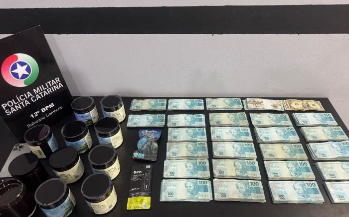 Droga é avaliada em 650 mil reais (foto: divulgação - PMSC)