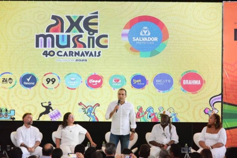 Prefeito Bruno Reis divulga programação do Carnaval com logo da Bet Nacional como uma das patrocinadoras 