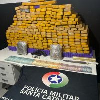 Quase 200 kg de maconha são apreendidos