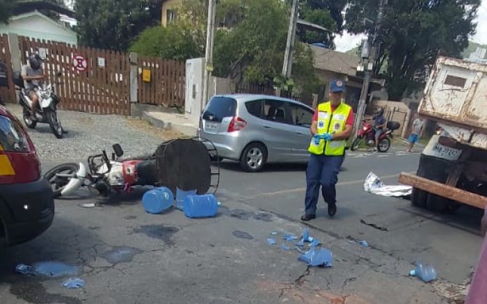 Ele fazia entregas de água (Foto: Leitor)