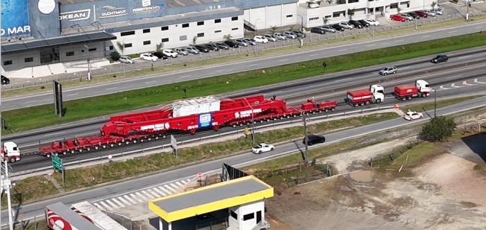 Trajeto da carreta irá afetar trecho de seis quilômetros (Foto: Divulgação/Arteris Litoral Sul)