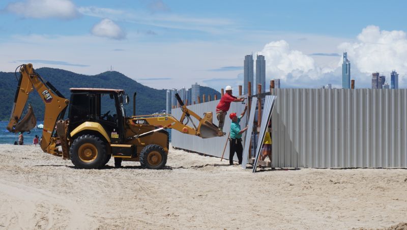 Prefeitura deu largada pra macrodrenagem norte da Praia Central