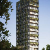 Torre verde com premiação internacional é inspirada na Amazônia