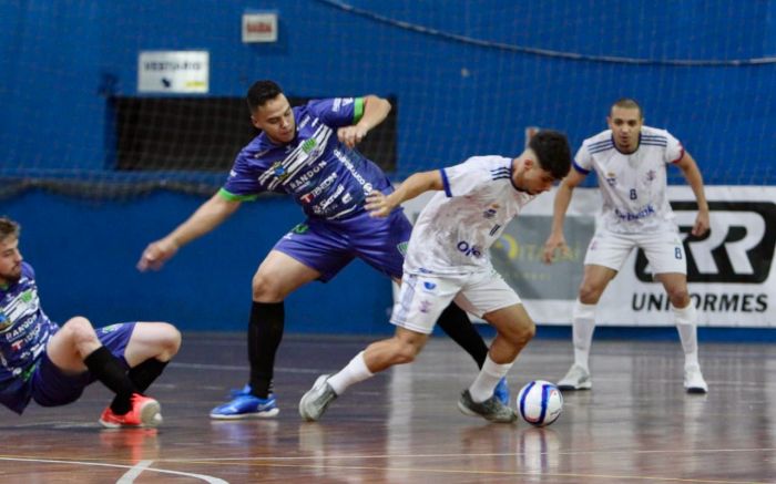 Marcílio é o sexto colocado no Catarinense de futsal (Foto: Felipe Vieira)