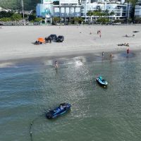 Por que navegar na orla ficam proibidos durante a safra da tainha?