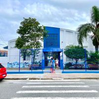 Mural com peixinho e ondas transforma creche em Itajaí