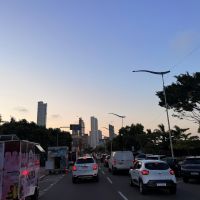 Tranqueira na BR 101 congestiona o ferry boat
