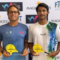 Tenista de Itajaí conquista dois títulos no mesmo torneio na Tunísia