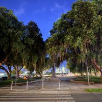 Praças do centro ficam no escuro em “horário de inverno”