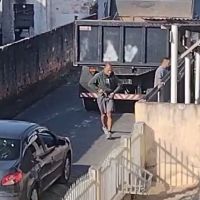 Preso o GM que ameaçou caminhoneiro com arma