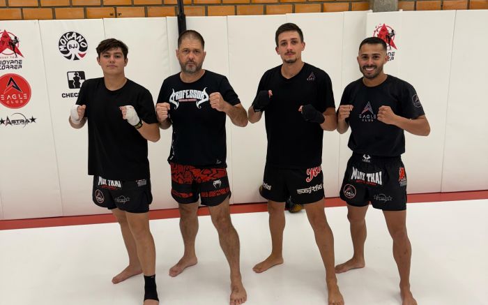 Três lutadores da academia Eagle vão representar Itajaí no evento (Foto: Divulgação)