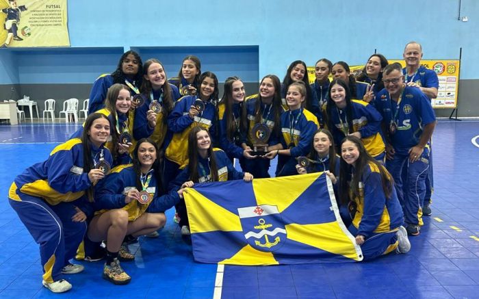 Equipe da AHI/FMEL ficou com o bronze no oeste catarinense (Foto: Divulgação)