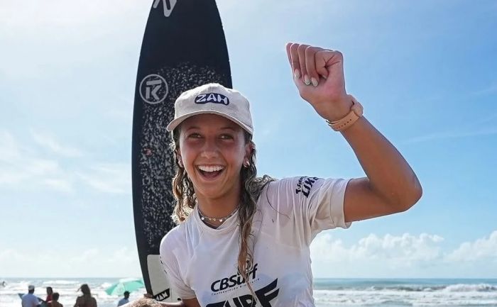 Valentina disputou o Brasileiro de Base em Porto de Galinhas (PE). Foto: Pedro Lucas