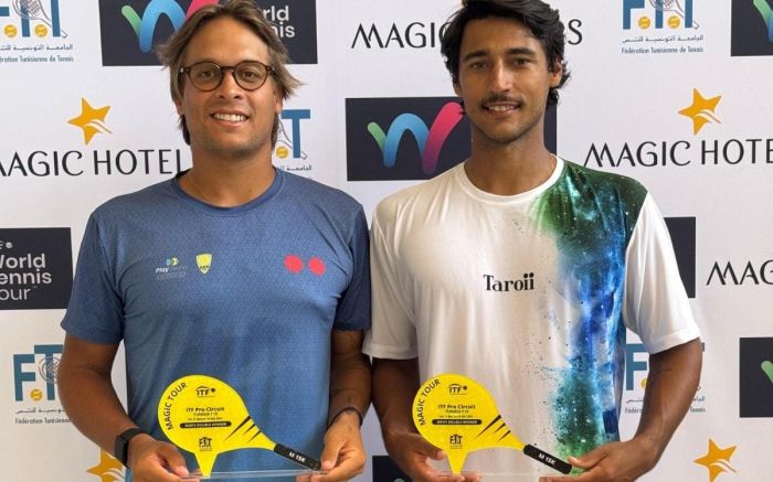 Gilbert e Igor venceram dois torneios seguidos na cidade. Foto: Divulgação