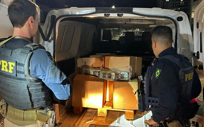 Apreensão de 431 kg de cocaína em Biguaçu é a maior da PRF em 2025 em Santa Catarina (Foto: PRF/Divulgação)