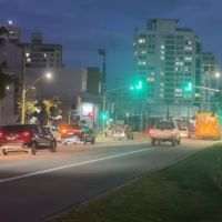 BR 101 tá congestionada de Piçarras a Balneário Camboriú