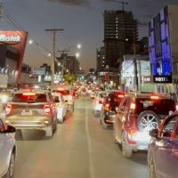 Região central de Itajaí tá travada