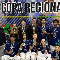 Equipe de Navegantes conquista 10 medalhas no Open Sul de taekwondo