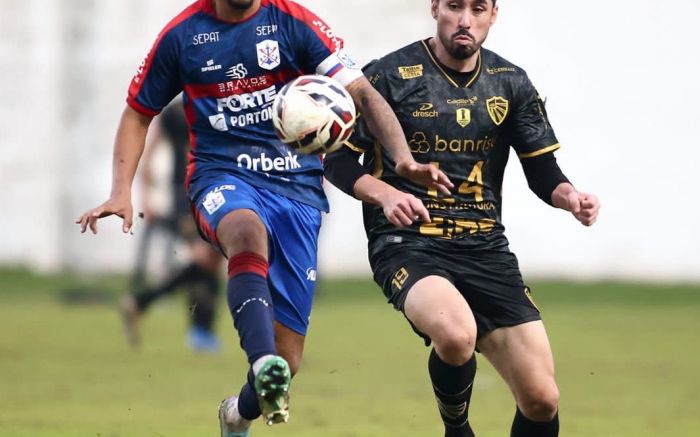 Legenda: Marinheiro sofreu segunda derrota na Série D (Foto: Ricardo Marchetti)