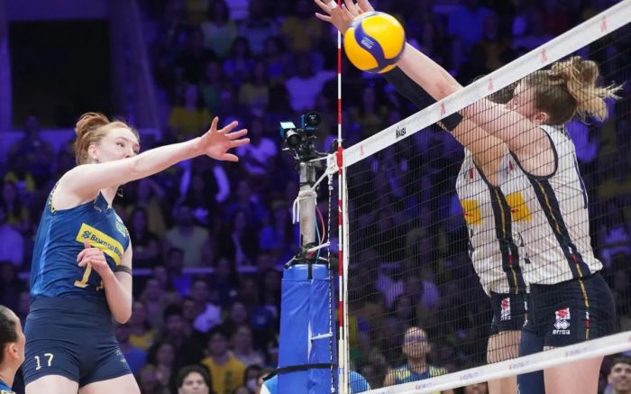 Brasil fecha semana em casa com três vitórias e uma derrota (Foto: CBV)