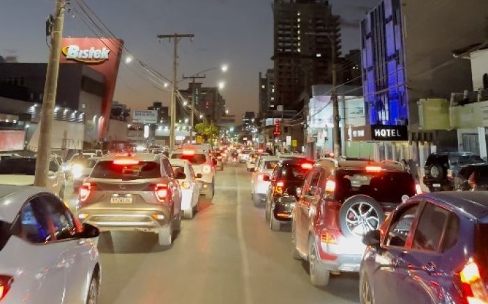 Região central de Itajaí tá travada
