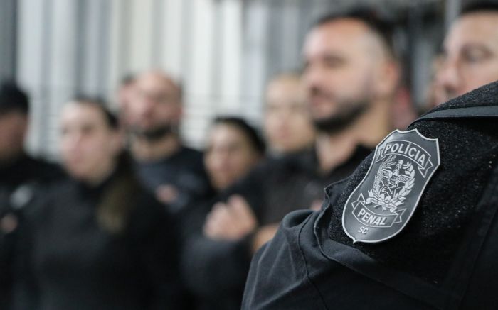Curso vai treinar os futuros policiais penais que atuarão nas prisões de Santa Catarina (Foto: Jaqueline Noceti/Sejuri)