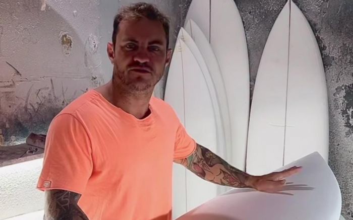 Pita Tavares era conhecido no surfe por sua atuação como shaper da Exit Surfboards (Foto: Reprodução)