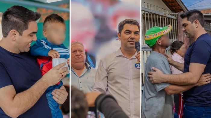 Para a Justiça, campanha criou vínculo emocional ao apresentar Xepa como “pai e cuidador da população” (Fotos: Redes sociais/Reprodução)