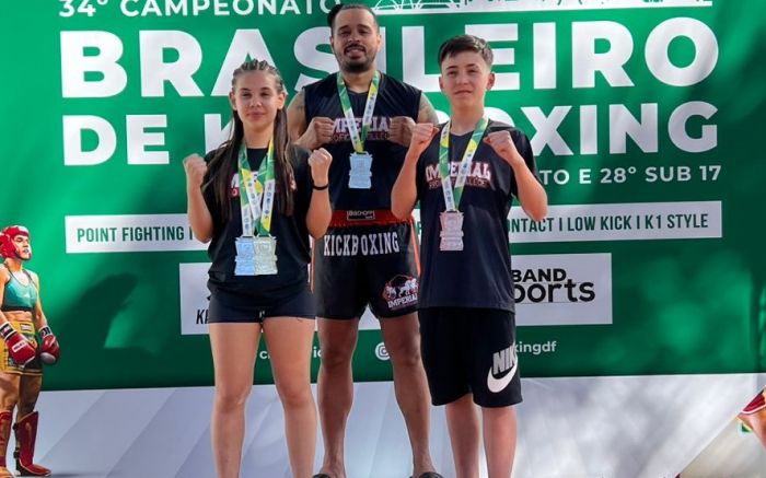Maria Luiza, Carlos Thaíde e Gustavo Góis representaram a cidade no evento (Foto: Divulgação)