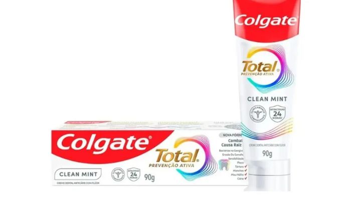 Creme dental deixou de ser distribuído desde março; empresa cita mudança em aromatizante (Foto: Colgate/Divulgação)