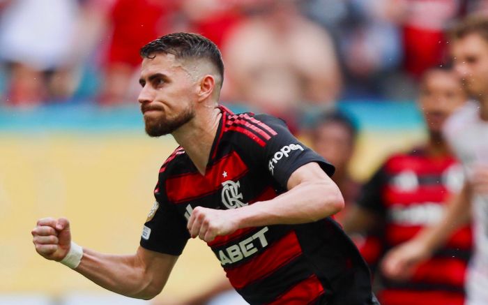 Jorginho e Gerson marcaram os gols rubro-negros em Miami (Foto: Gilvan de Souza/Flamengo)